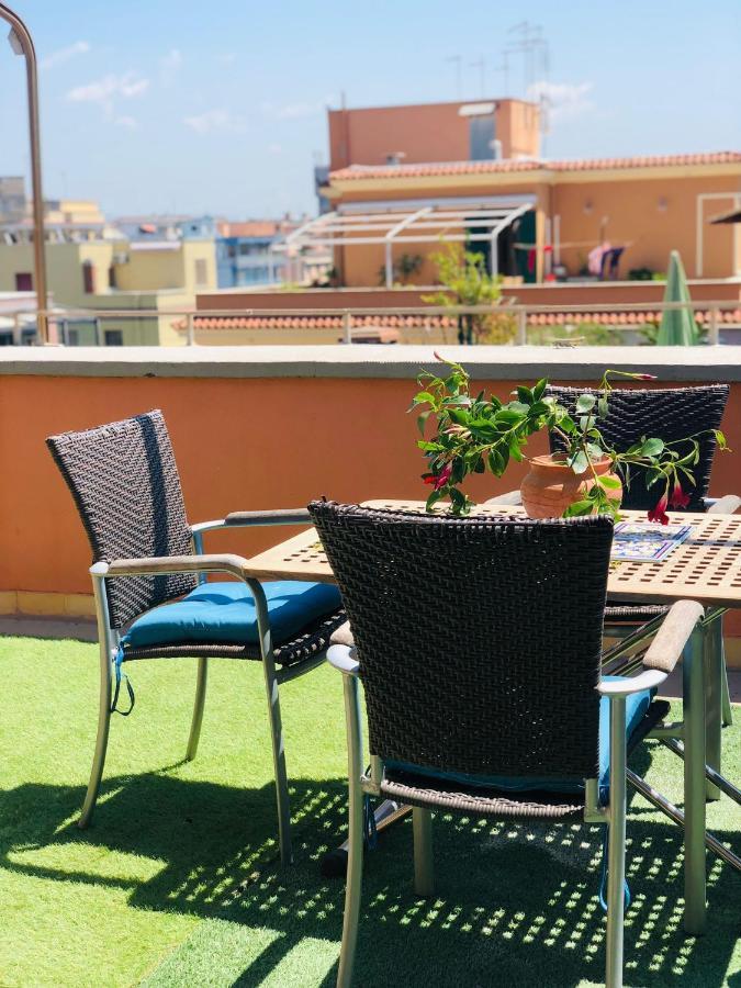Ferienwohnung Penthouse Sea View Lido di Ostia Exterior foto
